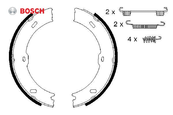 Bremsesko sett 0 986 487 720 Bosch